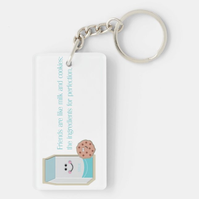 Porte-clés Lait et biscuits (Dos)
