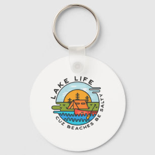 Porte-clés Lake Life Plages Cuz Be Salty Funky Summer Fun Be
