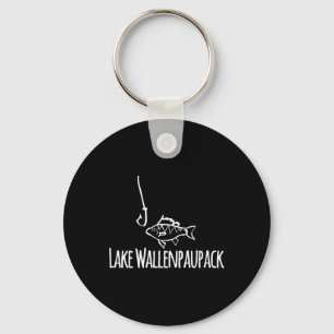 Porte-clés Lake Wallenpaupack Poisson Mignon Crochet de Pêche
