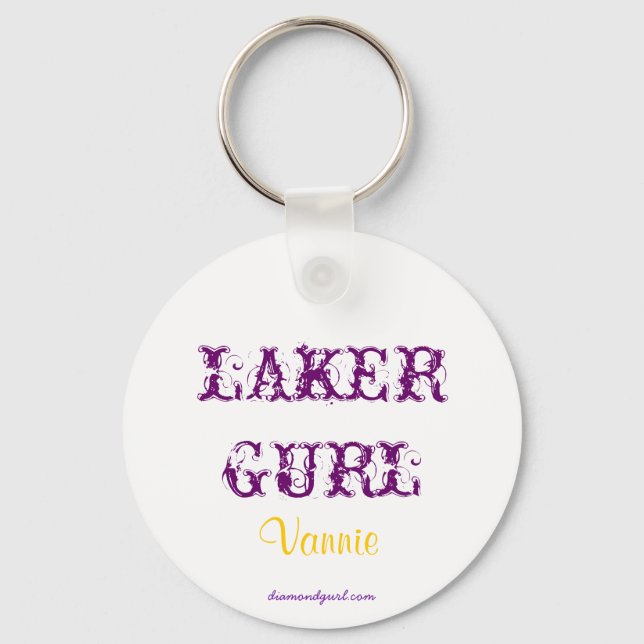 Porte-clés LAKER GURL vannie (Recto)