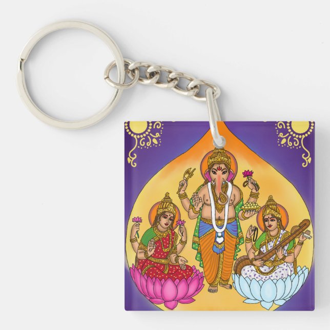 Porte-clés Lakshmi Ganesh (Devant)