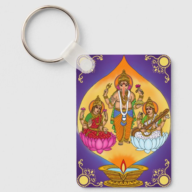 Porte-clés Lakshmi Ganesh (Recto)