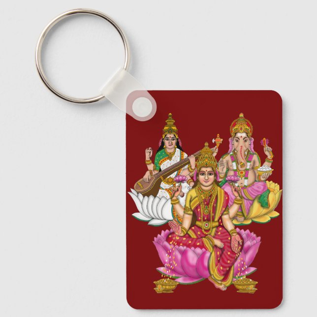 Porte-clés Lakshmi Ganesha (Recto)