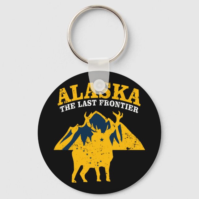 Porte-clés L'Alaska La Dernière Frontière (Recto)