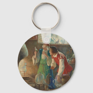 Porte-clés L'alchimiste, c. 1937 par N.C. Wyeth