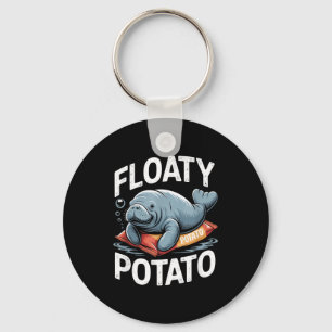 Porte-clés Lamantin drôle Floaty Tatoes Vache marine Animal d