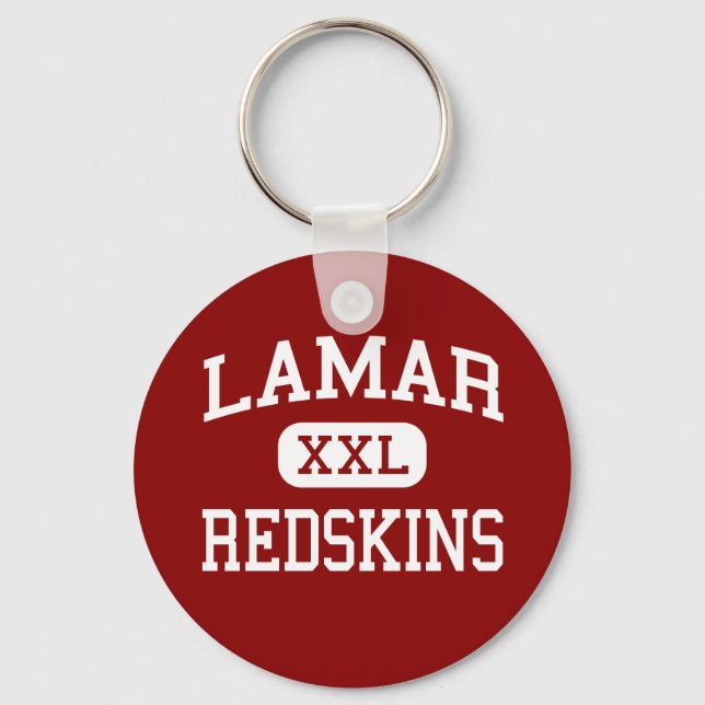 Porte-clés Lamar - Redskins - Lycée - Houston Texas (Recto)