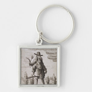Porte-clés Lambert Simnel, chevalier de la tulipe d'or
