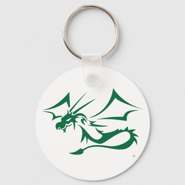 Porte-clés Lambton le dragon vert (Recto)