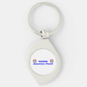 Porte-clés L'Amérique d'abord