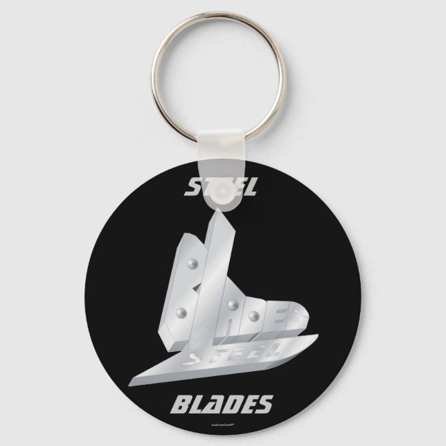 Porte-clés Lames en acier (Recto)
