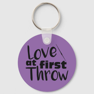 Porte-clés L'amour au premier coup, Javelin Throw Porte - clé