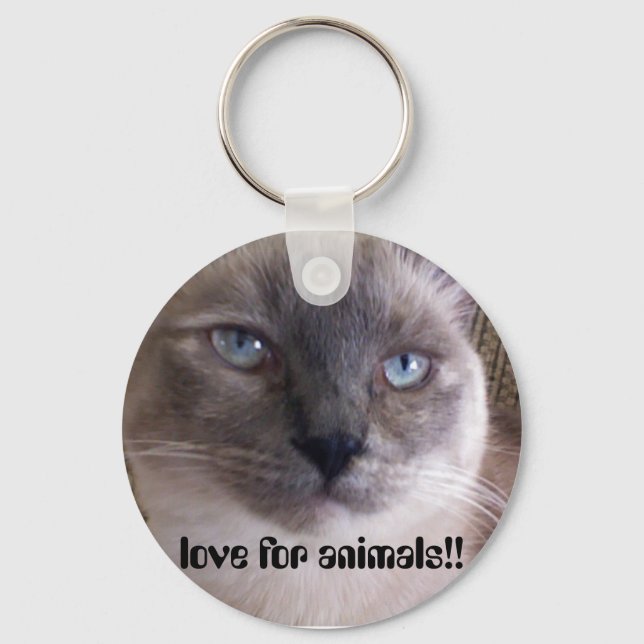 Porte-clés l'amour des animaux ! ! (porte - clé) (Recto)