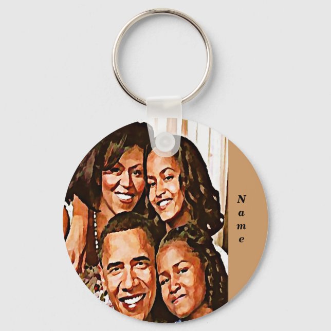 Porte-clés L'amour d'Obama_ (Recto)