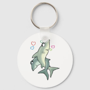Porte-clés L'amour du requin