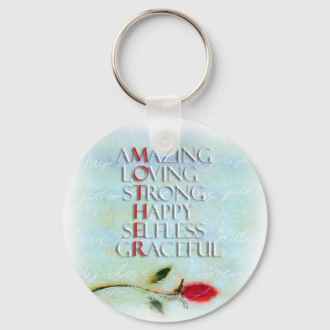 Porte-clés L'amour d'une mère (Recto)