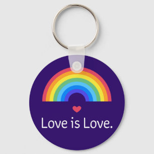 Porte-clés L'amour est l'amour. LGBT+FIDE. Queer.