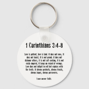 Porte-clés L'amour est patient