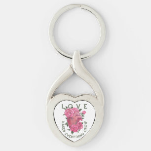 Porte-clés L'amour fait tout grandir