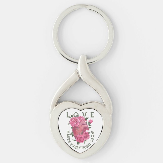 Porte-clés L'amour fait tout grandir (Devant)
