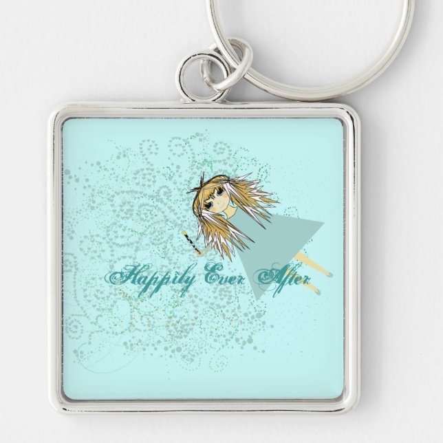 Porte-clés L'amour nous donne un Mariage de conte de fées (Devant)