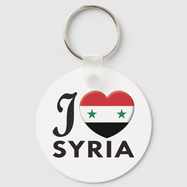 Porte-clés L'amour pour la Syrie (Recto)