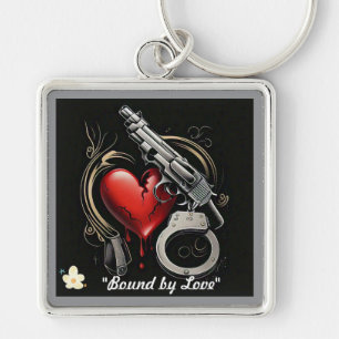 Porte-clés "L'amour tourne à la douleur"