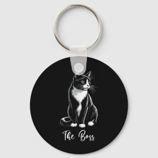 Porte-clés L'Amoureux des chats Boss Tuxedo Kitten Tuxedo Pro