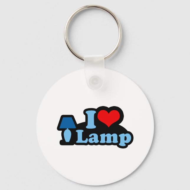 Porte-clés Lampe I Love (Recto)