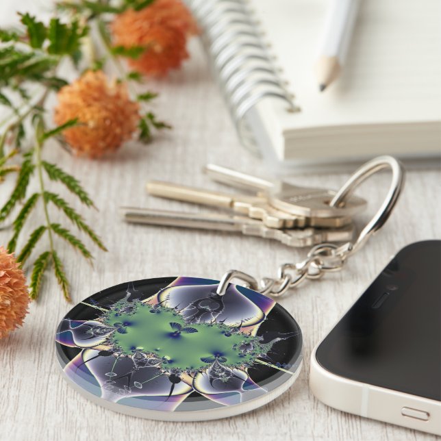 Porte-clés Lampe violette (Devant Droit)