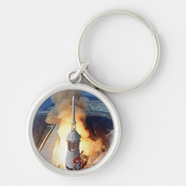 Porte-clés Lancement de la fusée de l'alunissage d'Apollo 11  (Devant)
