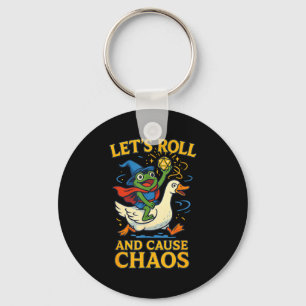 Porte-clés Lançons Et Causons Le Chaos Grenouille Magicien Oi