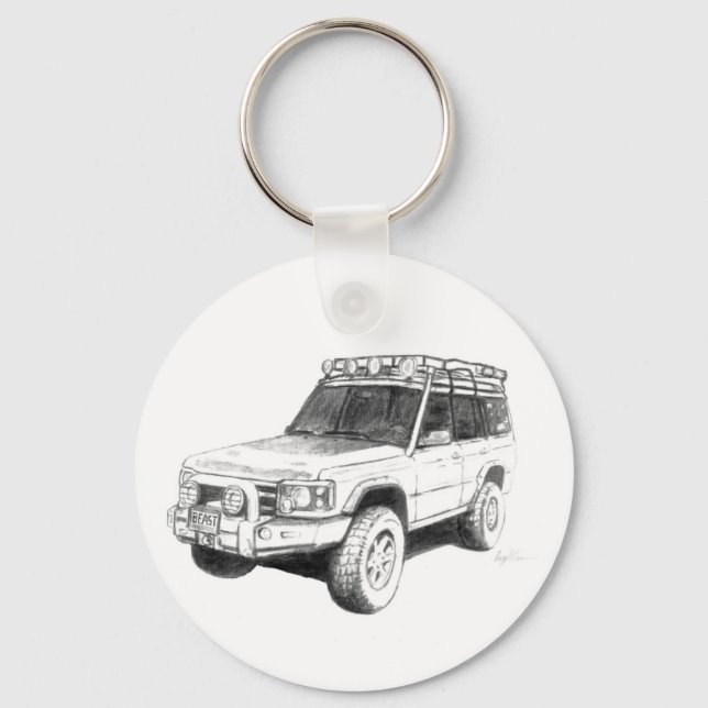 Porte-clés Land Rover Keychain Art (Recto)