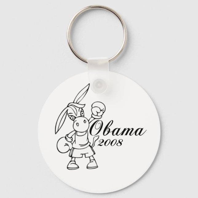 Porte-clés L'âne Obama 2008 (Recto)