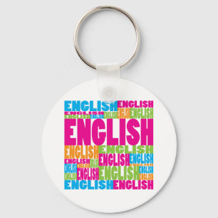 Porte-clés L'anglais coloré