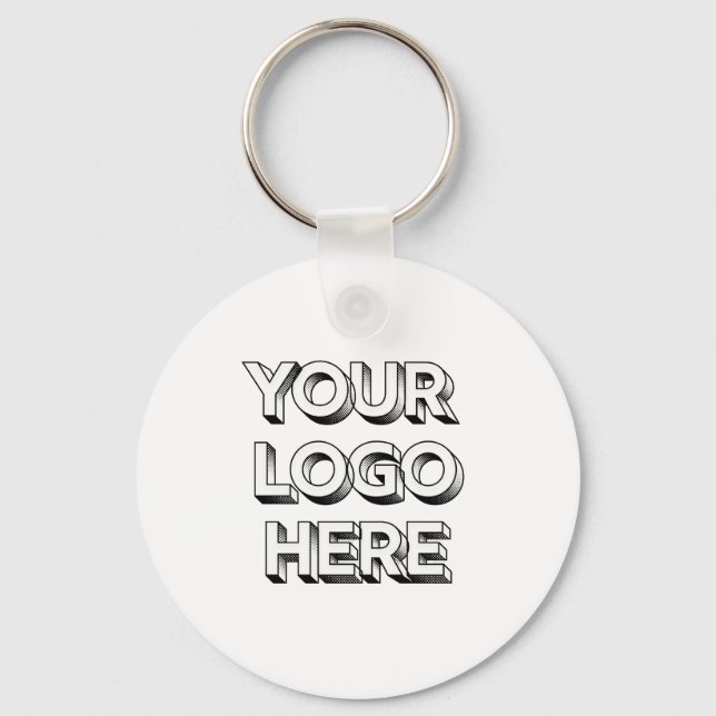 Porte-clés & Lanières Votre Logo Ici (Recto)