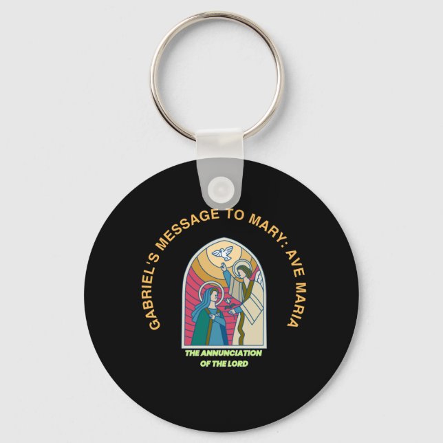 Porte-clés L'Annonciation du Seigneur (Recto)