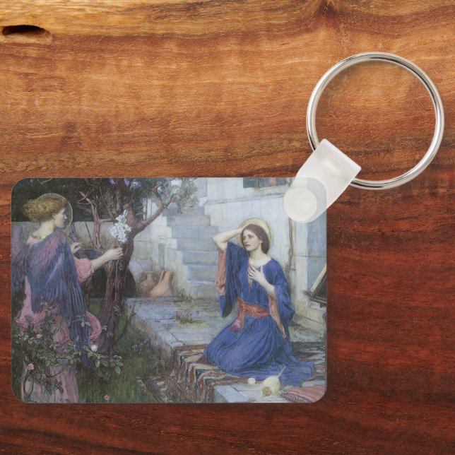 Porte-clés L'Annonciation par John William Waterhouse (Recto)