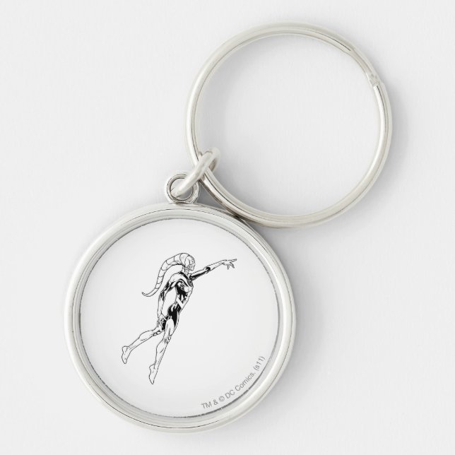 Porte-clés Lanterne bleue 11 (Devant)