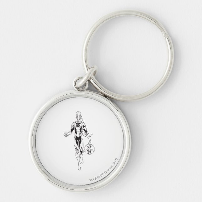 Porte-clés Lanterne bleue 6 (Devant)