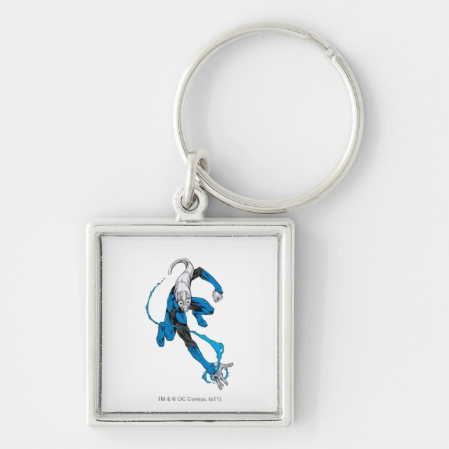 Porte-clés Lanterne bleue 7 (Devant)