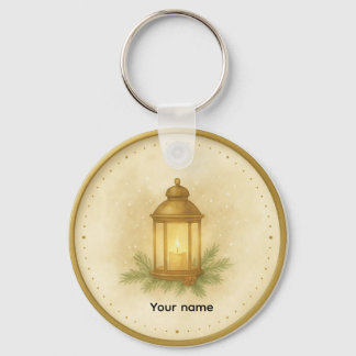 Porte-clés Lanterne Cosy Horloge Murale Hiver – MerryMist Cha