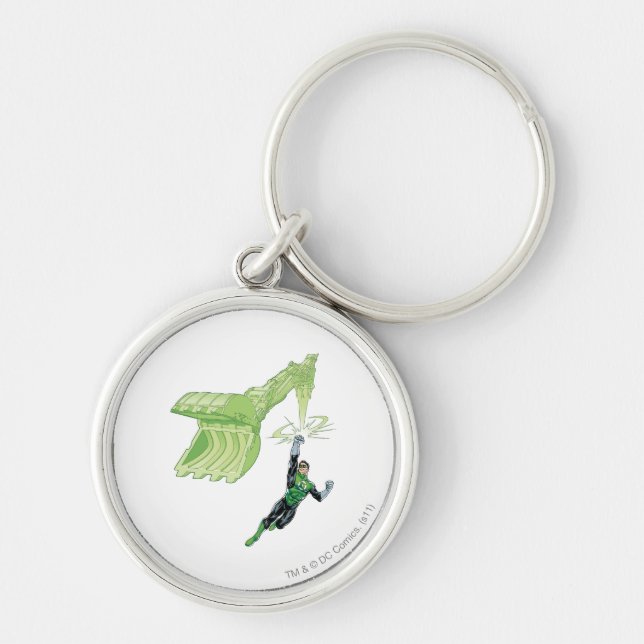 Porte-clés Lanterne verte - Comic, avec machine (Devant)