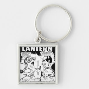 Porte-clés Lanterne verte contre Sinestro, noir et blanc