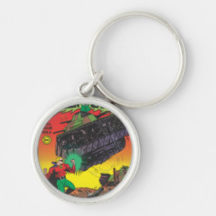 Porte-clés Lanterne verte dans les fossés