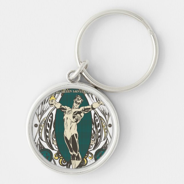 Porte-clés Lanterne verte - Poster "sans peur" (Devant)