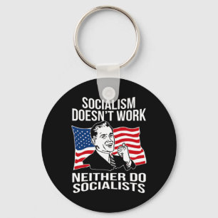 Porte-clés L'anti-socialisme ne fonctionne pas socialistes ca