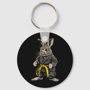 Porte-clés Lapin de Judo Bunny Nature Kickboxing Taekwondo