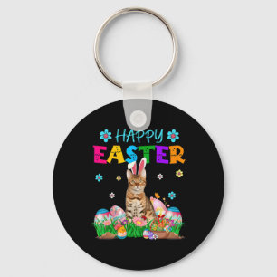 Porte-clés Lapin de Pâques Chasse aux Oeufs Chat Bengal Coule