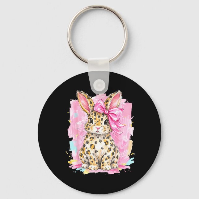 Porte-clés Lapin de Pâques fantaisiste (Recto)